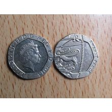 GB 2013 Elizebeth II Decimal 20p Coin