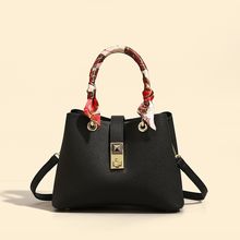 Women Designer Handbag and Purse, PU Leather Top Handle Satchel Shoulder Bag Bla