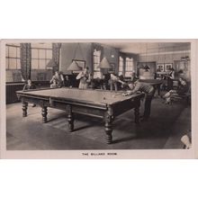 London Posh Billiard Room Upper Norwood Real Photo Postcard