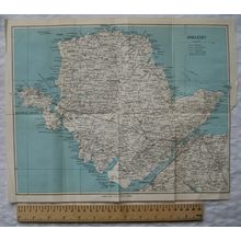 Vintage: Ward Lock & Co map - Anglesea