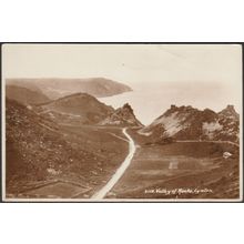 Valley of Rocks, Lynton, Devon, c.1930s - Sweetman RP Postcard