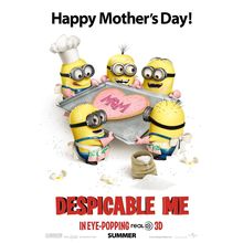 Despicable Me (2010)_5 Movie Film Poster Canvas iconic design