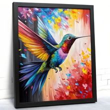 Hummingbird Wall Art Colourful Bird Picture Nature Decor For The Bedroom Art (3)