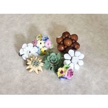 Vintage Clip Earrings, Collection Odd Pieces, Jewellery Making Upcycling Repairs