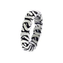 New Mexican Hand Made 925 Sterling Silver 5mm Blackend Band Ring