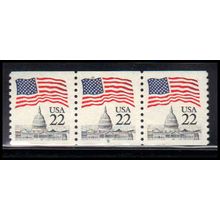 2115a 22c U.S. Flag Very Fine MNH PNC 8/3 PA2519