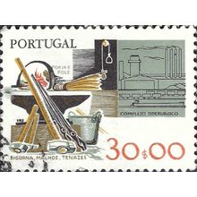 PORTUGAL, Old and modern, industry, grey 1980, 30Esc, #3