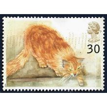GREAT BRITAIN QE2 1995 Cats 30p Sc#1588 -USED @I230