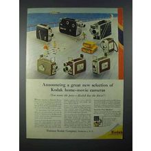 1956 Kodak Movie Camera Ad - New Selection