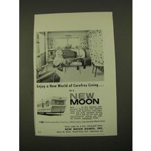 1959 New Moon Homes Ad - New World of Carefree Living