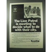 1977 Boy Scouts of America Ad - The Lion Patrol