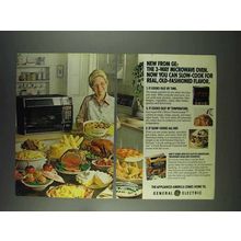 1978 General Electric 3-Way Microwave Oven Ad