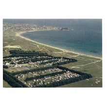 camp site, LE GUILVINEC, BRITTANY, FRANCE .unused vintage postcard a