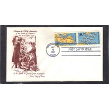 FDC Artmaster 1937-1938 18c Battles (Cachet-U/A) CV00759