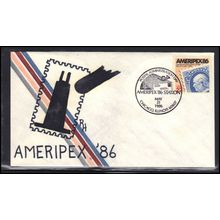 Event Cancel 05-23-86 2145 22c AMERIPEX '86 (Cachet-U/A) Box0274