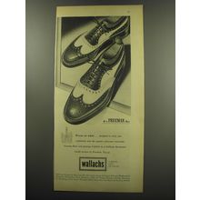 1949 Wallachs Freeman Shoe Ad - It's a Freeman Shoe