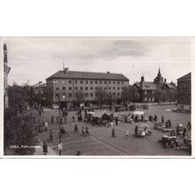Umea Markets Sweden Old Real Photo Postcard