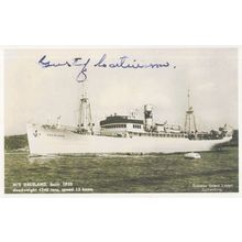 Gothenburg Swedish Orient Lines MS Dalsland Limited Ship Postcard