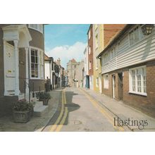 Hill Street Hastings Postcard