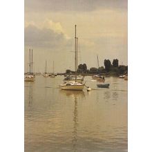 River Crouch South Woodham Ferrers Chelmsford Boat Ship Lake Postcard