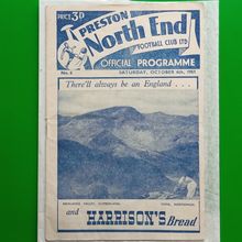1951-1952 Preston North End v Arsenal First Division Finney