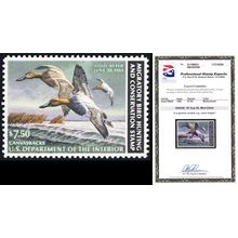 RW49, Mint XF/Superb NH $7.50 Duck Stamp - Graded 95 PSE Certificate Stuart Katz