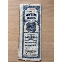 New York Central Railroad Company Mortgage Bond Trustee’s Certificate