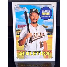 MARCUS SEMIEN 2018 TOPPS HERITAGE BASEBALL CARD #346