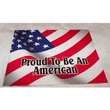PROUD TO BE AN AMERICAN-RED/WHITE/BLUE SMITH-SOUTHWESTERN POST CARD