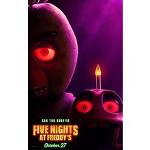 Five Nights at Freddy_s (2023)_3 Movie Film Poster Canvas iconic design