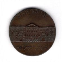 Great Britain. Newgate Halfpenny 1794. dy16318