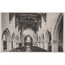 Church Interior Bere Regis Dorset Postcard (QDOR469)