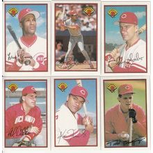 1989 Bowman Cincinnati Reds team set 18 cards- Sabo RC, Dibble RC