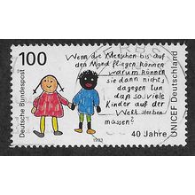 GER 1993 100pf '40TH ANN OF GERMAN U.N CHILDRENS FUND' FINE USED (EBID54-087)