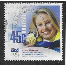 AUS 2002 45c 'WINTER OLYMPIC GOLD - CAMPLIN' FINE USED (EBID68-371)