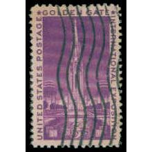 Used 852 3c Golden Gate Very Fine M08234