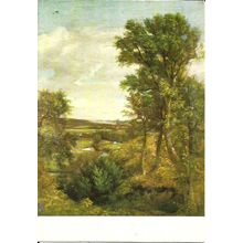 Art JOHN CONSTABLE Dedham Vale Postcard (Medici 1724)