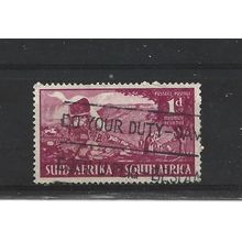 SouthAfrica.SG131 1d Wagons approaching Bingham's Berg.Fine Used.Aug25f