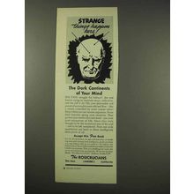 1949 Rosicrucians Ad - Strange Things Happen Here!