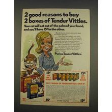 1976 Purina Tender Vittles Ad - 2 Good Reasons to Buy