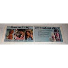 1978 Soft & Dri Anti-Perspirant Ad - Nervous is Why