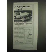 1984 Westport Connecticut Ad - A Corporate Island