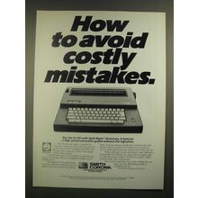 1988 Smith-Corona SL 105 Typewriter Ad - Avoid Costly Mistakes