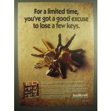 1992 KwikSet Keys Ad - You've Got a Good Excuse