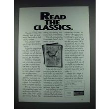 1992 Lands End Fashion Ad - Read the Classics
