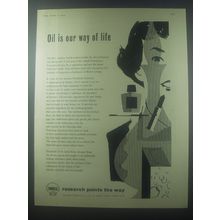 1954 Shell Oil Ad - Oil is our way of life