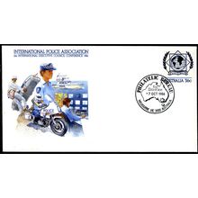 AUSTRALIA 1986 FDC International Police Assocation Conference (PSE) MelbournePMK