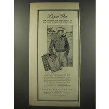 1956 Rogers Peet Long-Sleeved Sport Shirts Advertisement