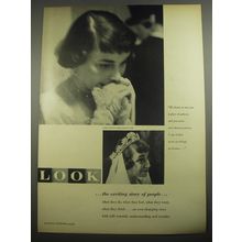 1956 Look Magazine Ad - His heart, to me, was a place of palaces and pinnacles