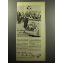 1957 KitchenAid Dishwasher Advertisement - To any man who entertains